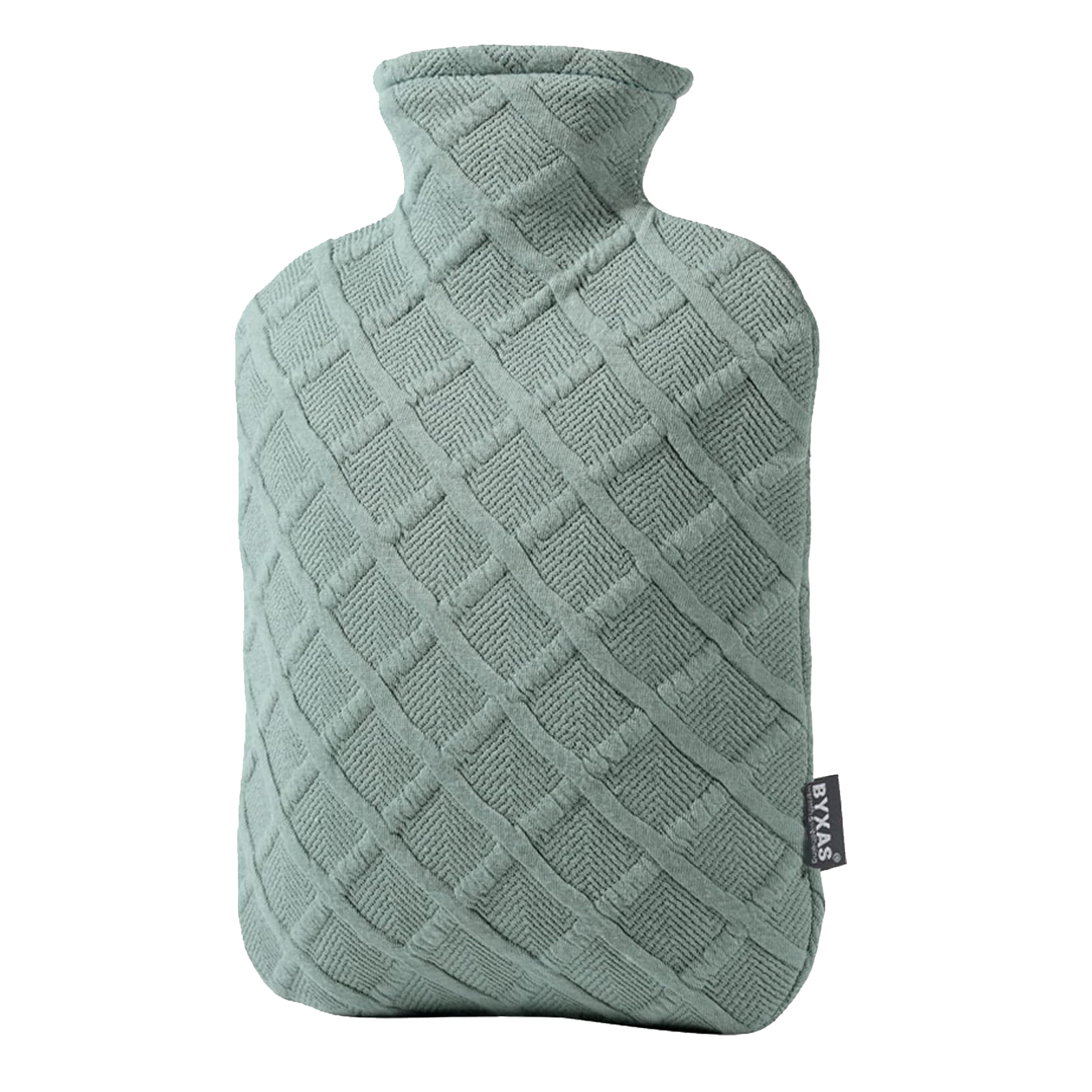 Hot Water Bottle for Pain Relief, Hot Water Bag for Back Pain, Heating Pad 2Liter, Non Toxic, Close-match, Eco, Made in PVC, Bpa Free